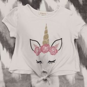 Btween Girls crop blouse Size 10 youth